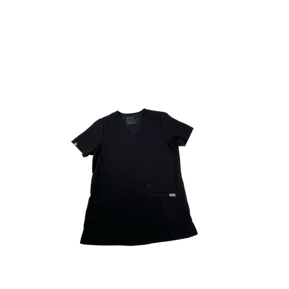 Figs Pants - Figs black technical collection small scrub top read description A19